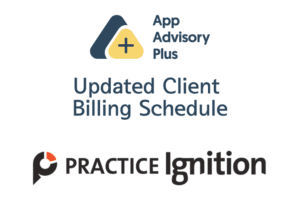 Practice Ignition Update Client Billing Schedule logo