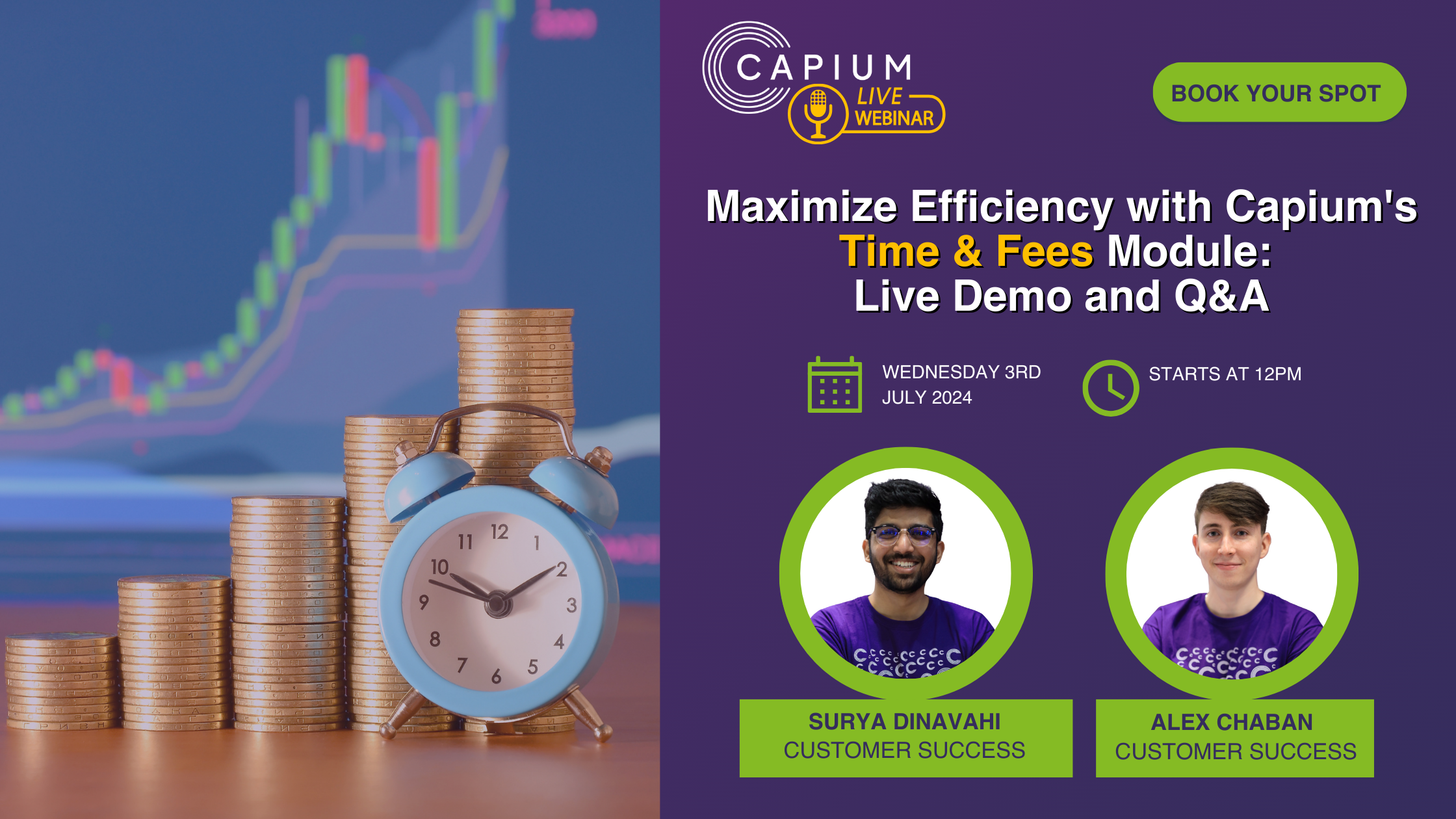 Maximize Efficiency with Capium's Time & Fees Module: Live Demo and Q&A image