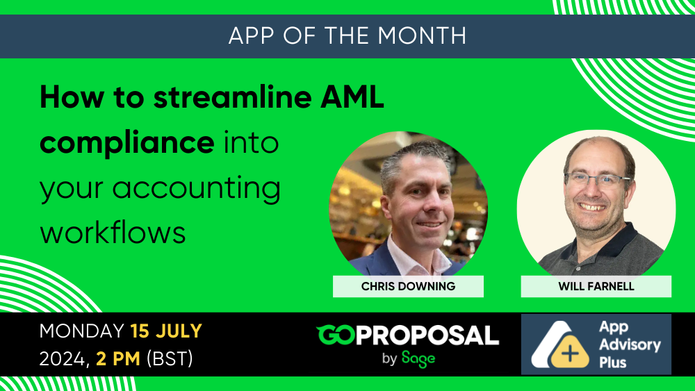 How to streamline AML compliance into your accounting workflows with App of the Month GoProposal image