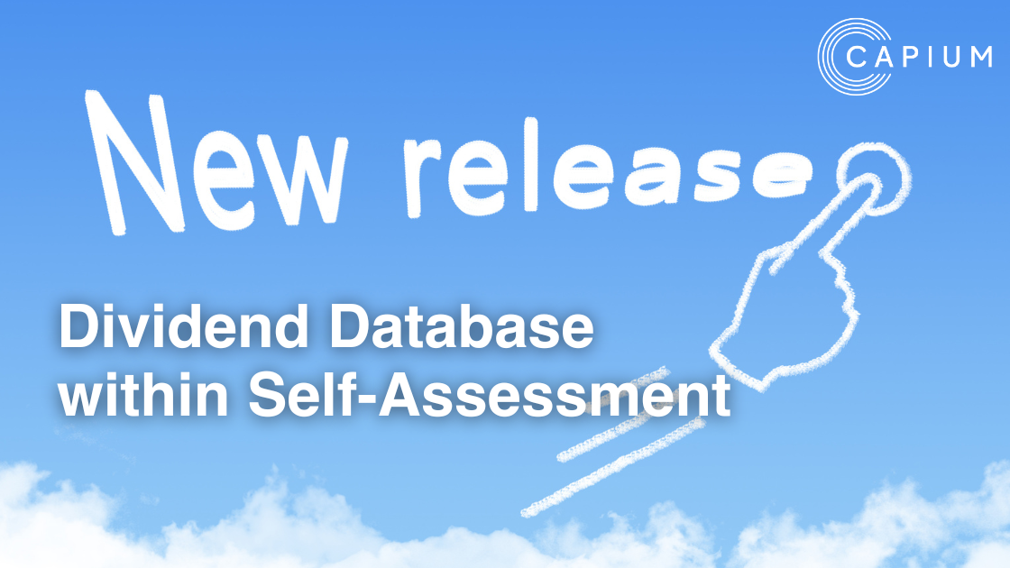 Dividend Database within Self-Assessment logo