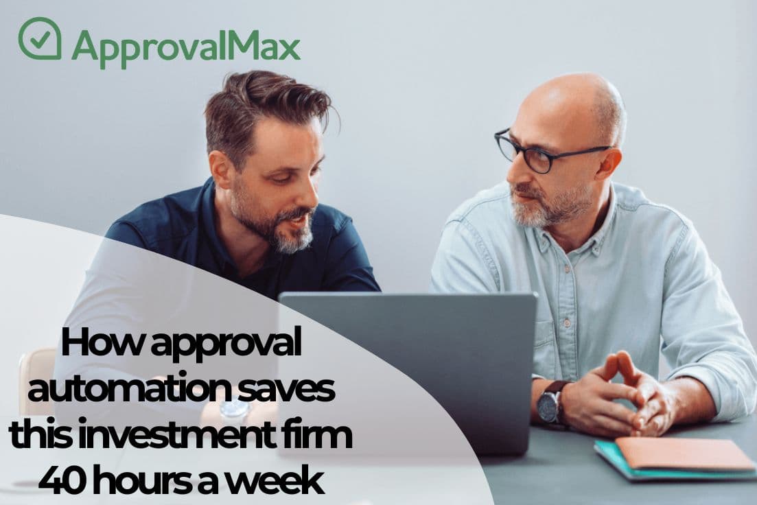 ApprovalMax - How approval automation saves this investment firm 40 hours a week logo