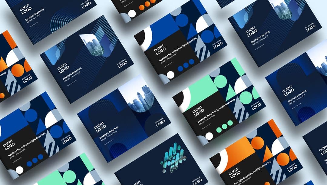 Spotlight Reporting launches new report cover gallery logo